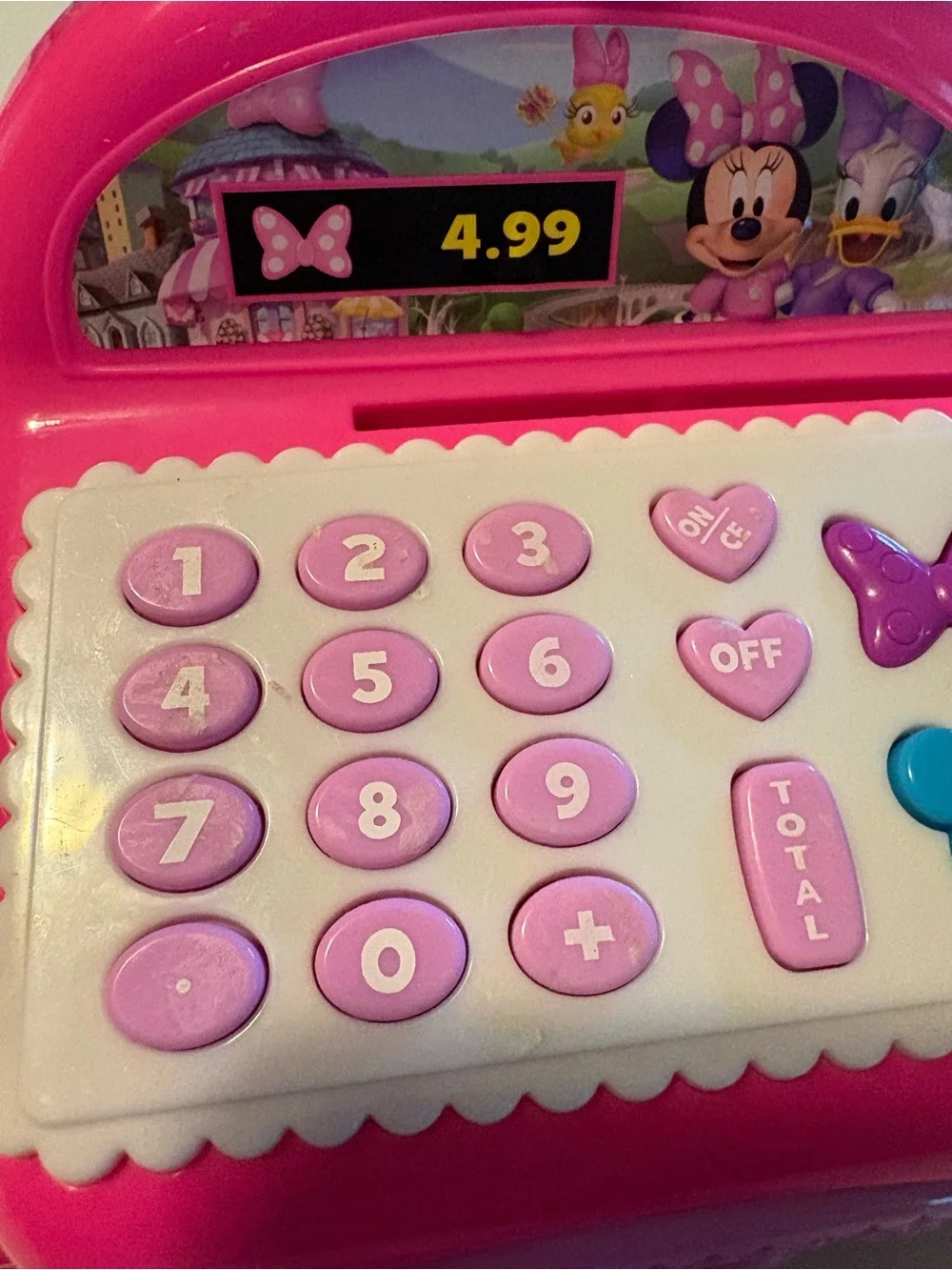 Pink Minnie-Themed Kids Guitar 16